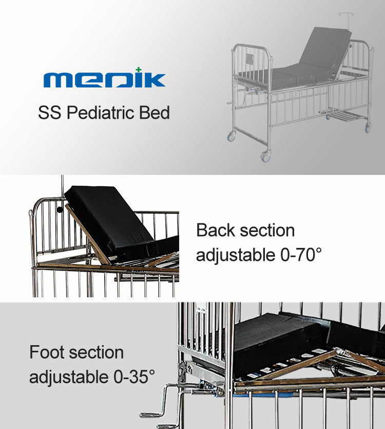 YA-PM2-5 Two Function Manual Pediatric Hospital Bed