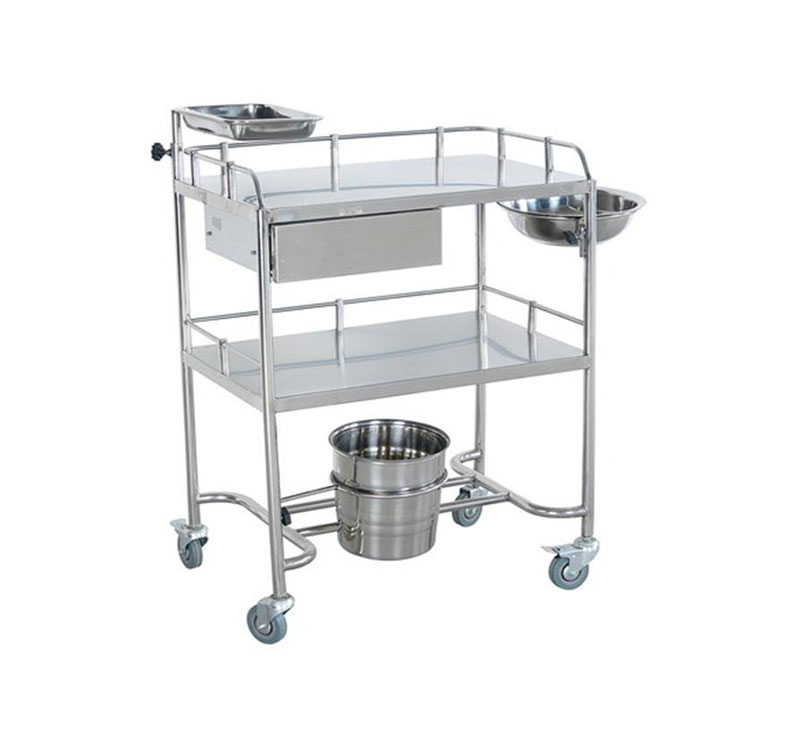  MK-S03 SS Medical Instrument Trolley