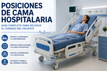 Posiciones de cama hospitalaria: guía completa para mejorar el cuidado del paciente